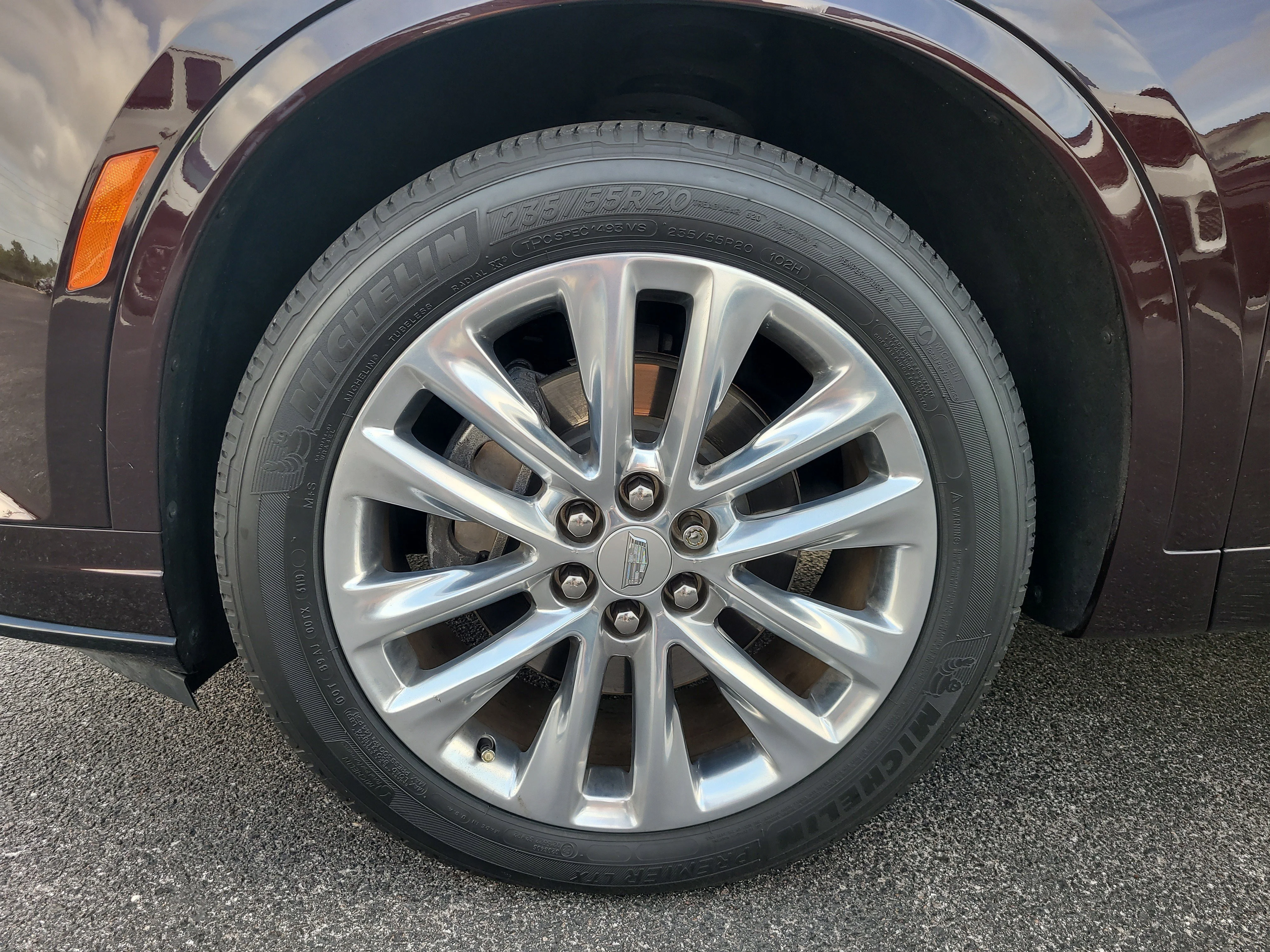 Used 2020 Garnet Metallic Cadillac FWD Premium Luxury image 9