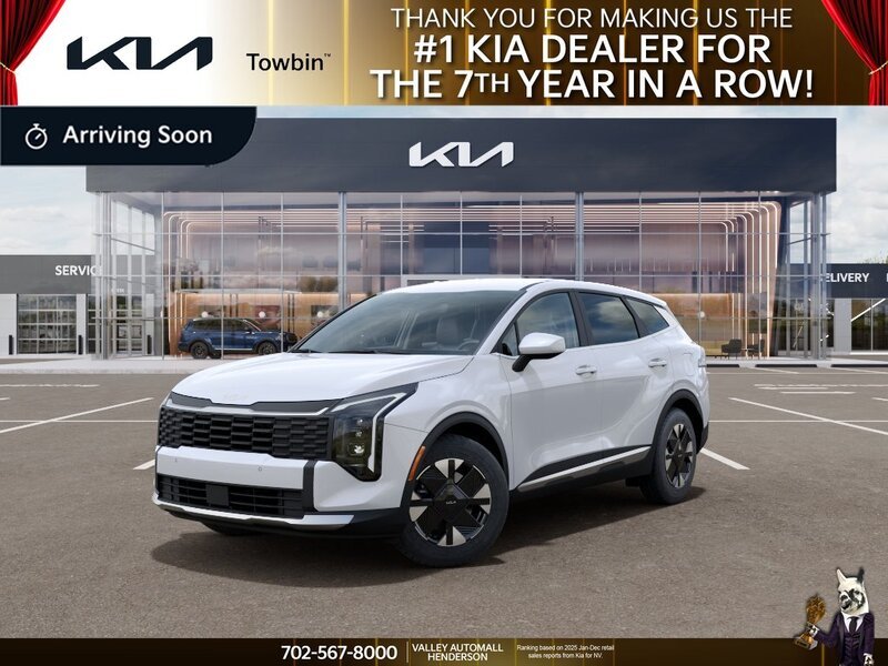 New 2026 Snow White Pearl Kia LX image 1
