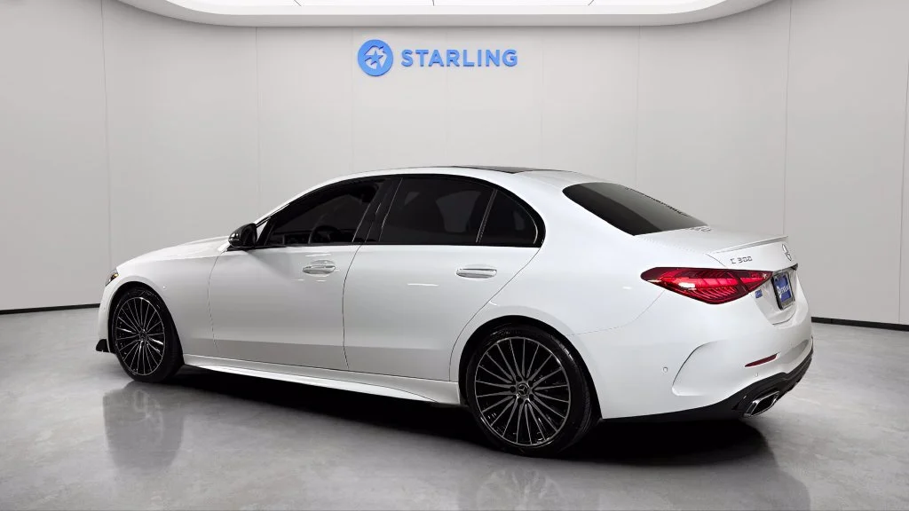 Used 2024 White Mercedes-Benz C 300 image 4