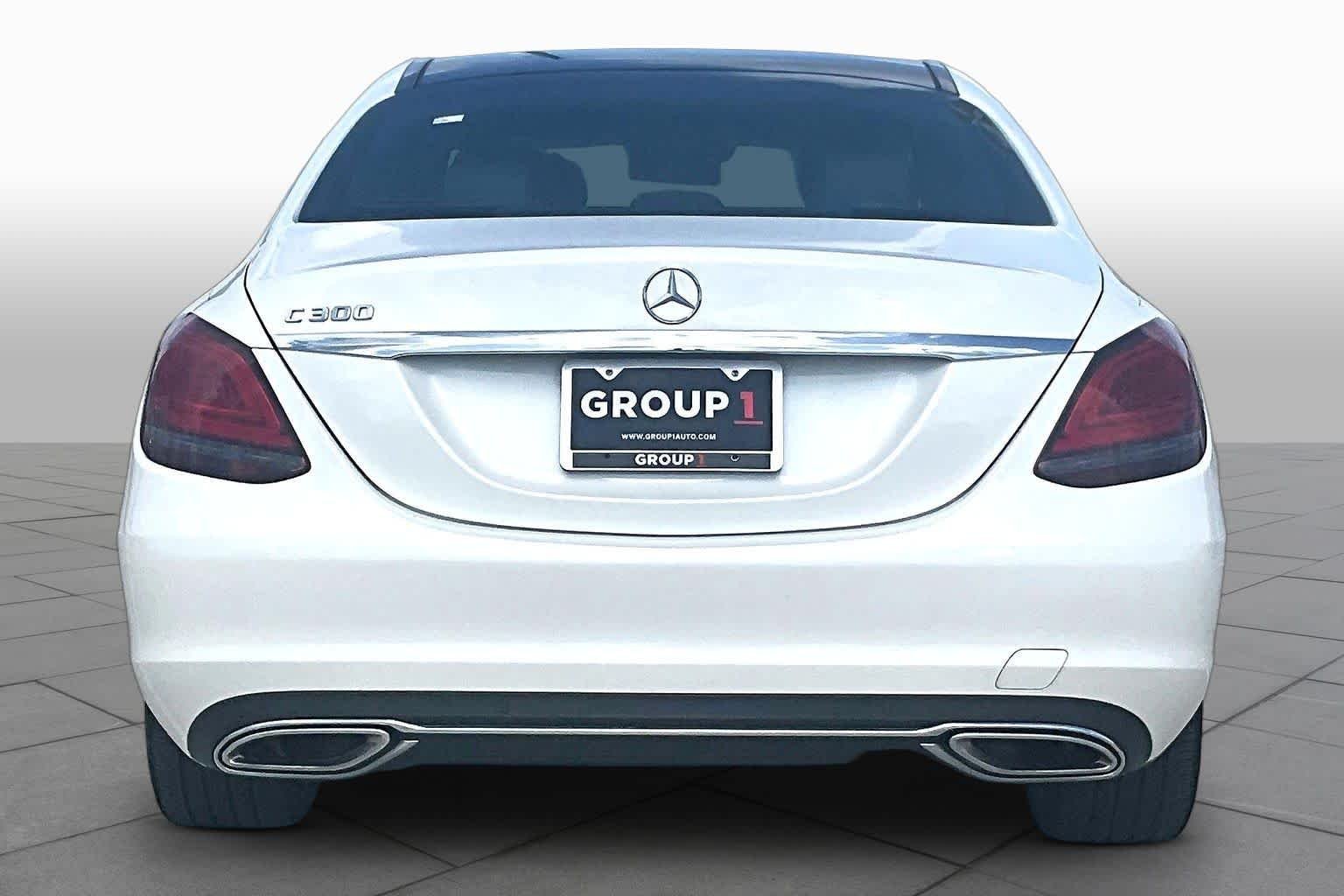 Used 2021 designo Diamond White Metallic Mercedes-Benz C 300 image 4