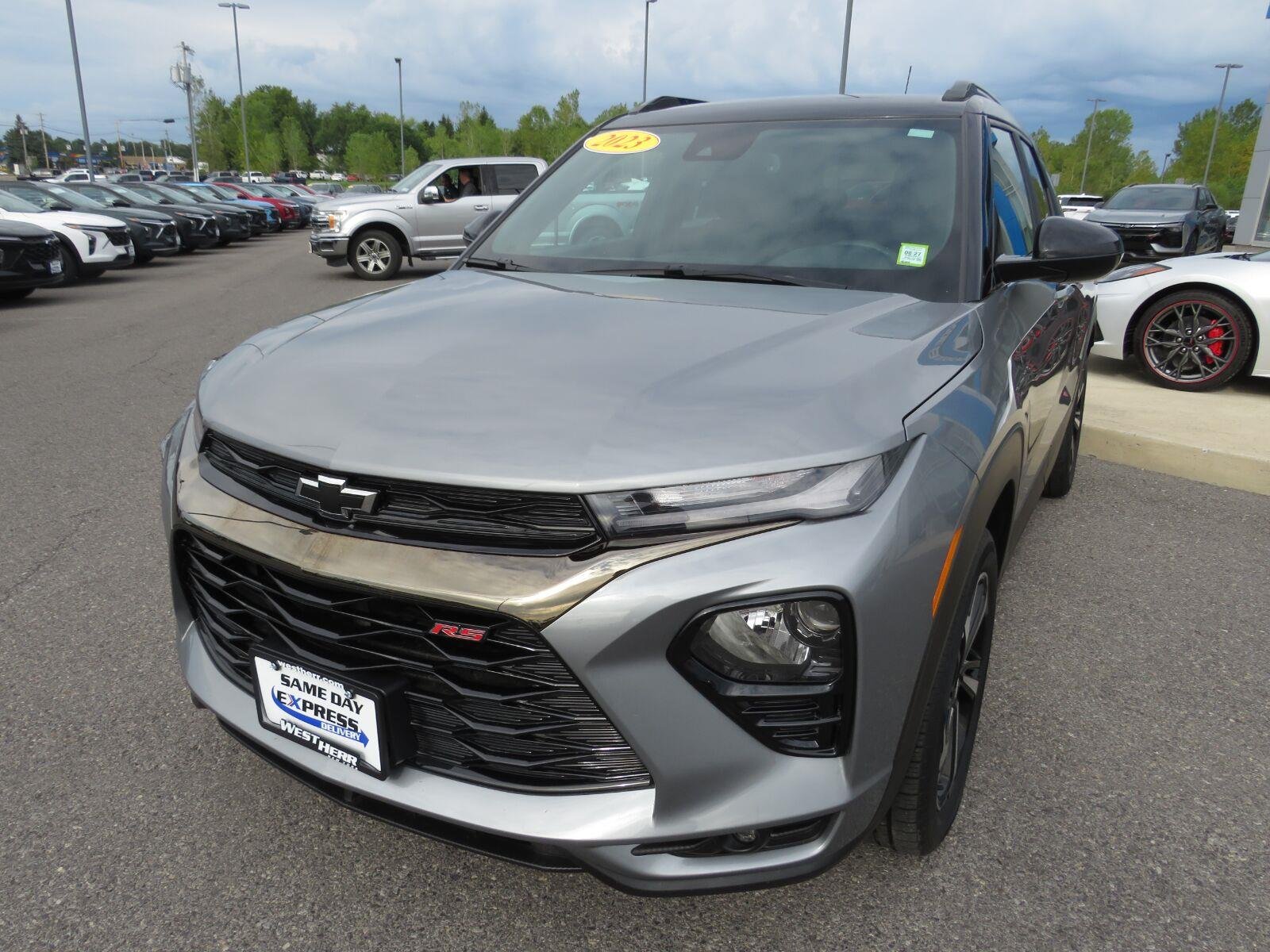 Used 2023 Sterling Gray Metallic Chevrolet RS image 11