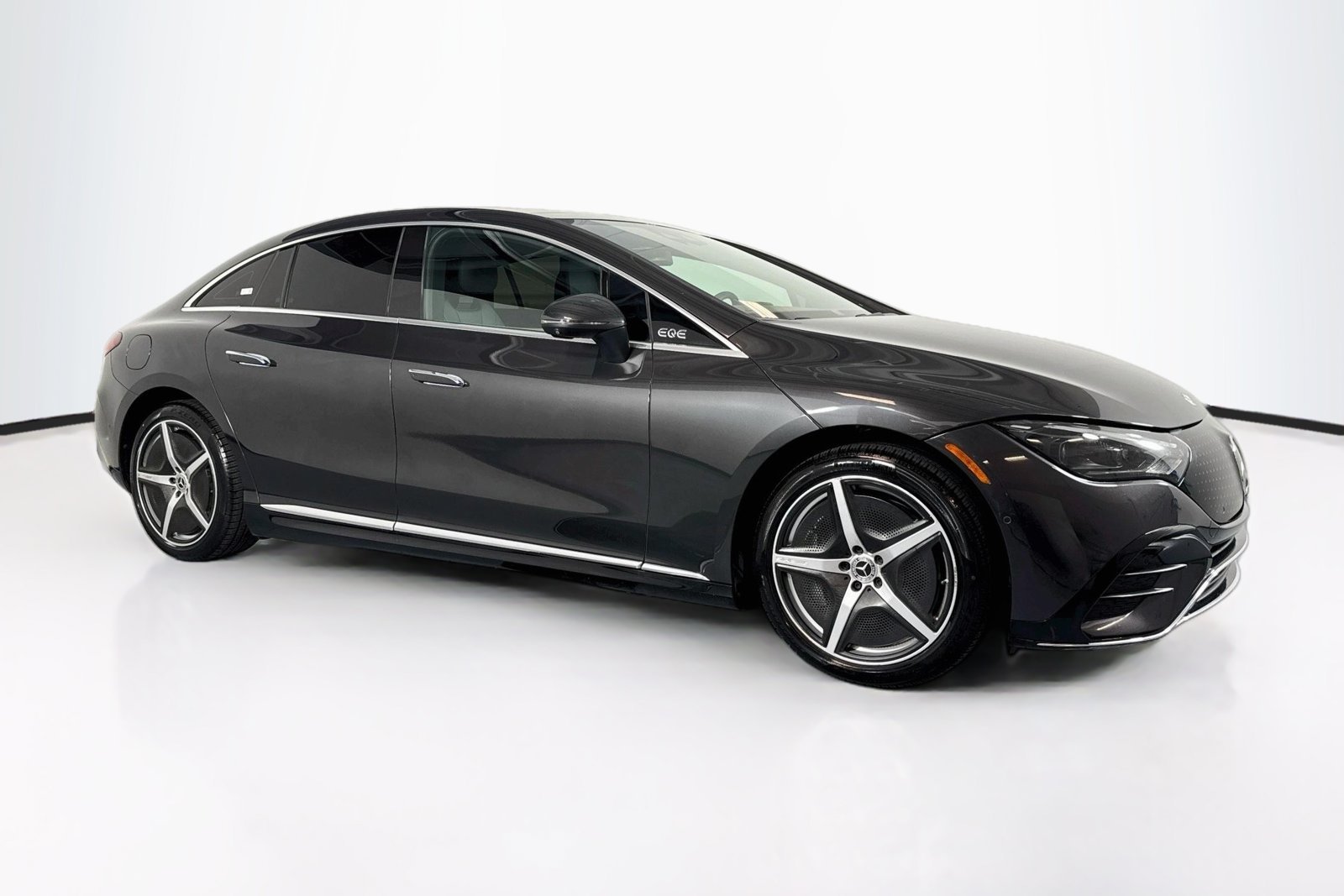 Certified Used 2023 Graphite Grey Metallic Mercedes-Benz EQE 350+ image 3