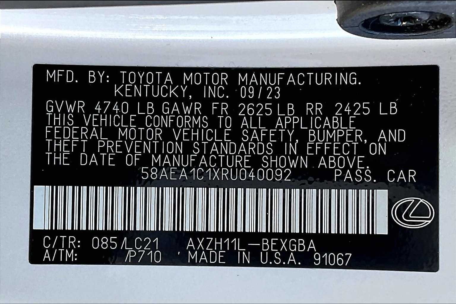 Used 2024 Eminent White Pearl Lexus Luxury image 32