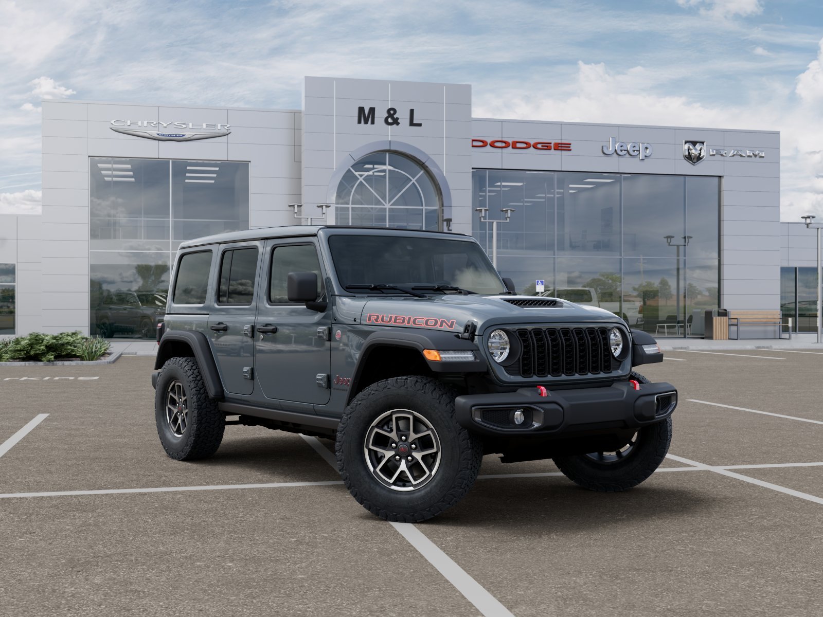 New 2026 Anvil Clear-Coat Exterior Paint Jeep 4-Door Rubicon 4x4 image 27