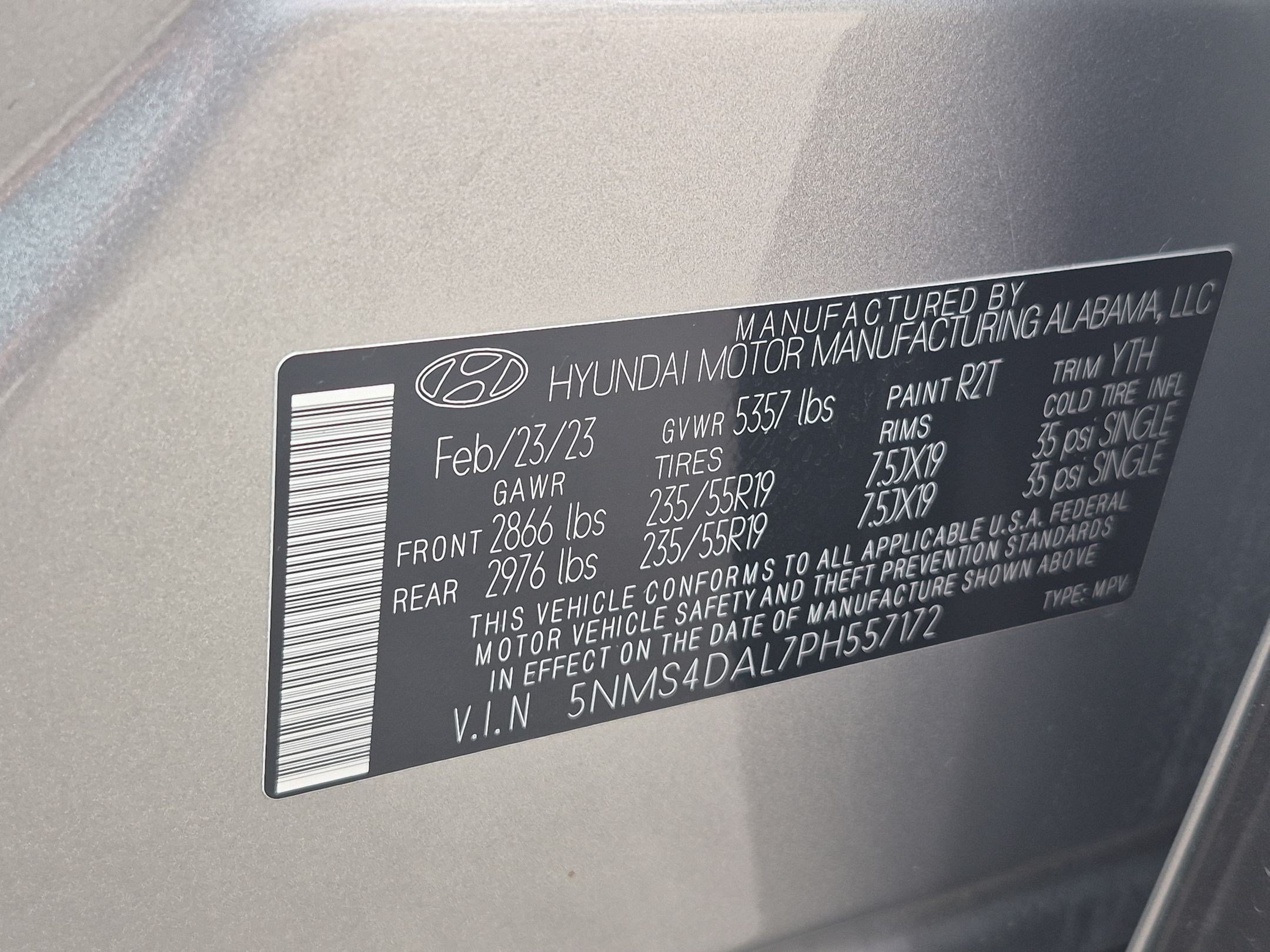 Certified Used 2023 Shimmering Silver Hyundai Limited image 34