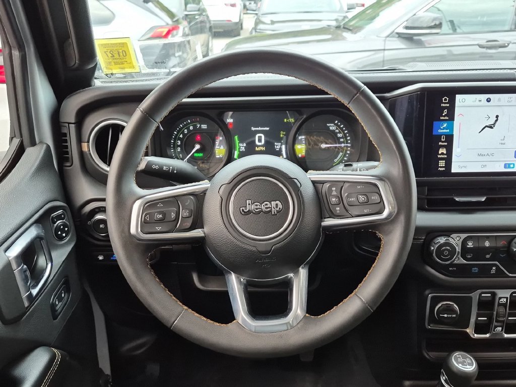 Used 2024 Silver Jeep Sahara 4xe image 9