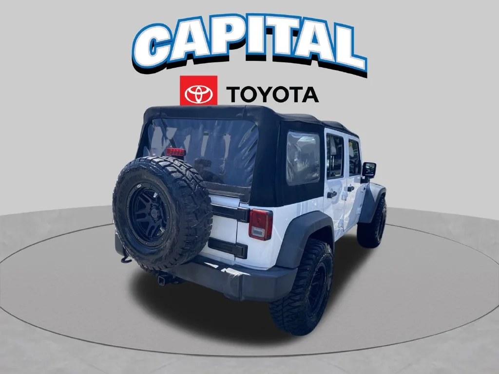 Used 2017 White Jeep Unlimited Sport image 12