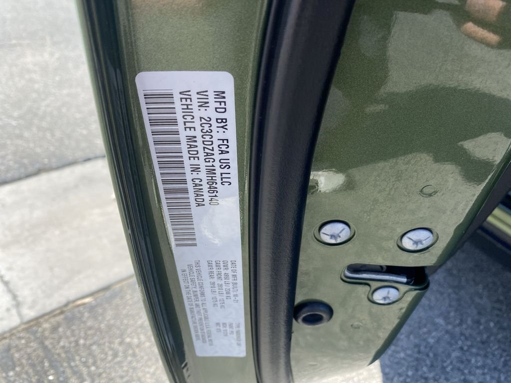 Used 2021 F8 Green Dodge SXT image 33
