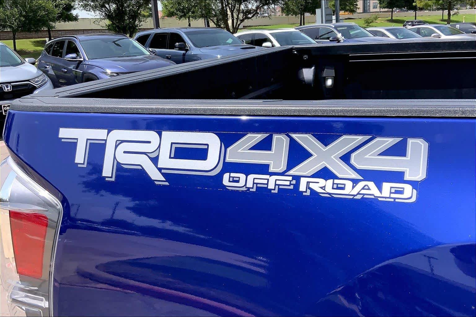 Used 2022 Blue Crush Metallic Toyota TRD Off Road image 10