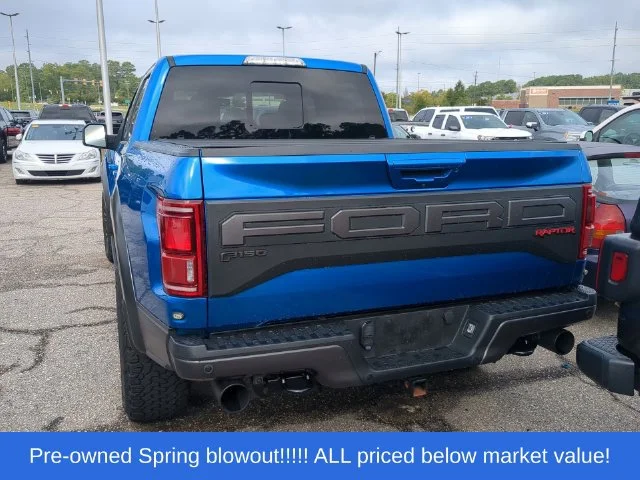 Used 2019 Blue Ford Raptor image 3
