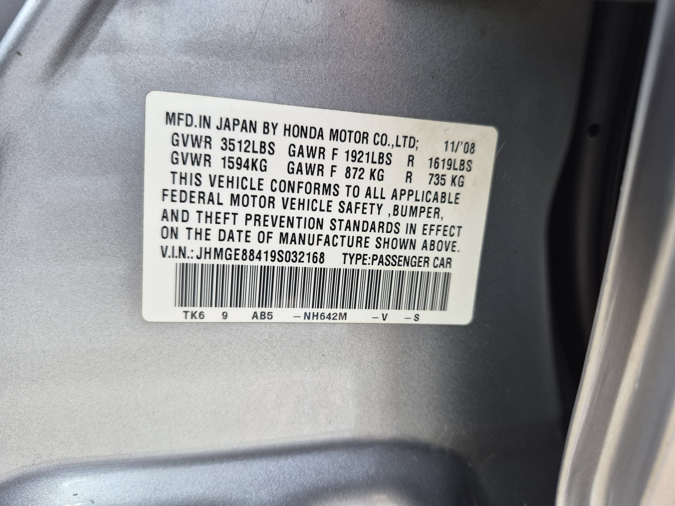 Used 2009 Silver Honda Sport image 29