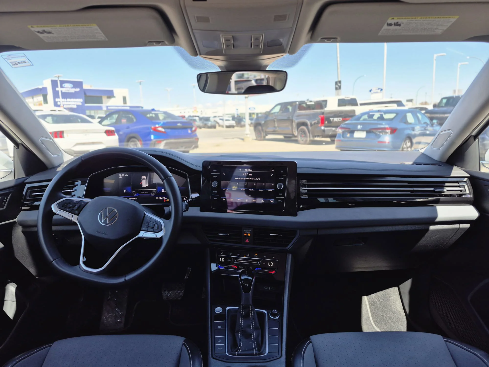 Certified Used 2025 Oryx White Pearl Volkswagen Comfortline*Adapt Cruise | Remote Start | Htd Seats & Wheel | Blind Spot Detect | Lane Keep Assist image 8
