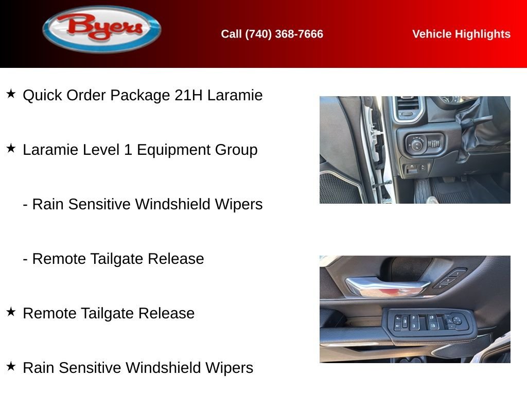 Used 2025 Ivory White Ram Laramie image 12