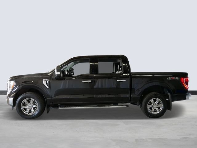 Certified Used 2021 Black Metallic Ford XLT image 2