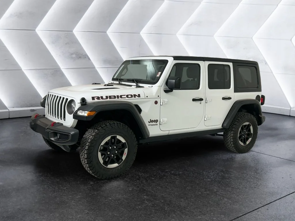 Used 2018 White Jeep Unlimited Rubicon image 3