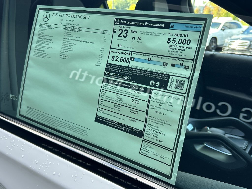 New 2027 Polar White Mercedes-Benz GLE 350 image 37