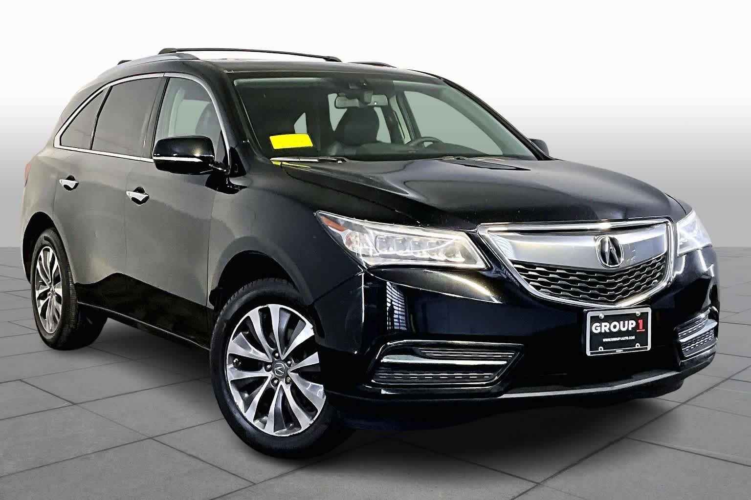 Used 2015 Crystal Black Pearl Acura Tech/Entertainment Pkg image 2