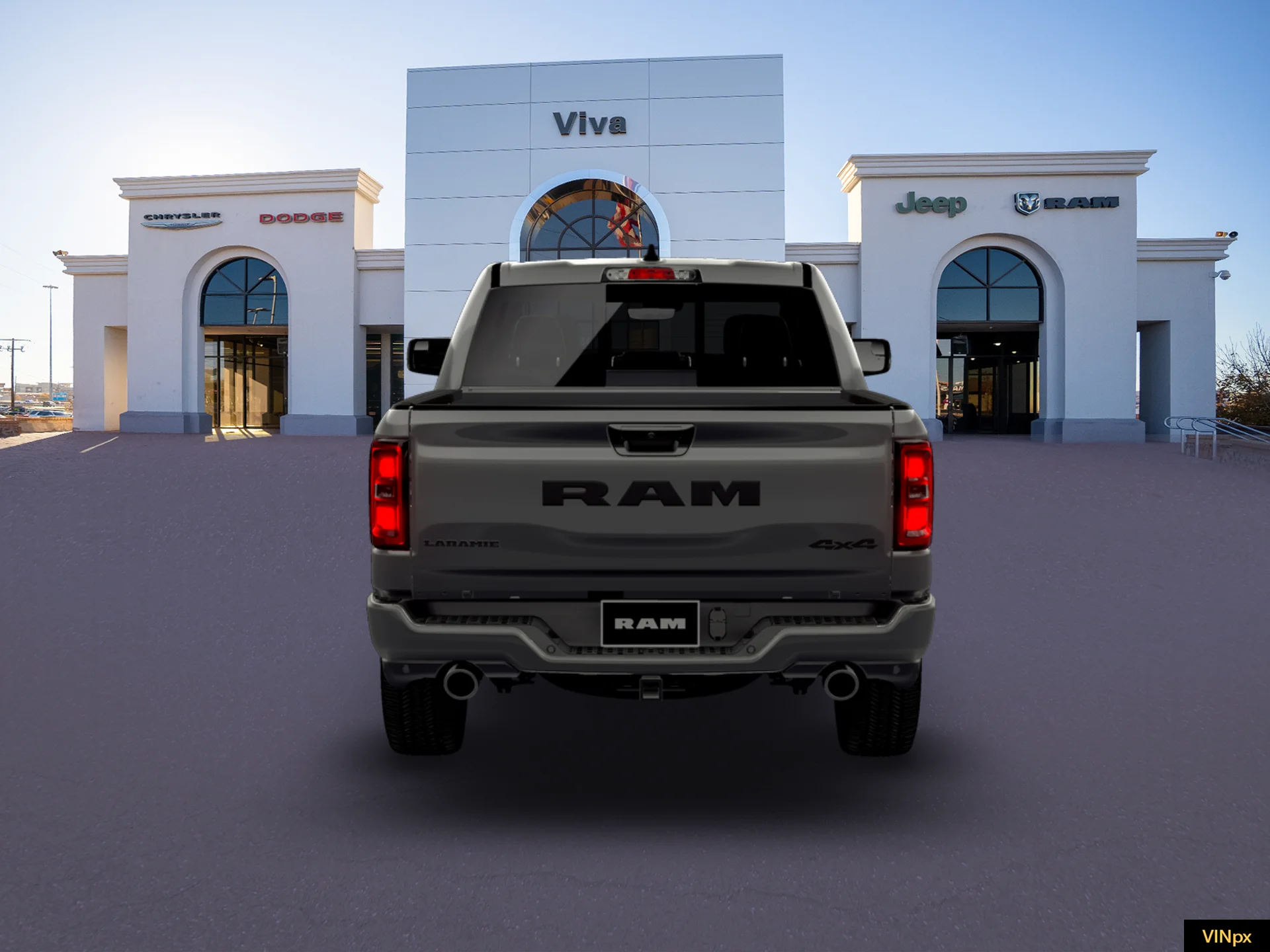 New 2026 Granite Crystal Metallic Clear-Coat Exterior Paint RAM Laramie image 18