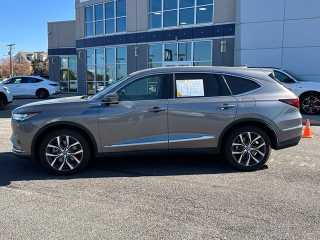 Used 2024 Liquid Carbon Metallic Acura SH-AWD TECH image 10
