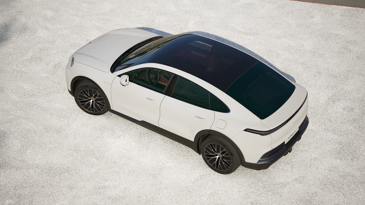 New 2026 White Porsche Coupe Electric image 4