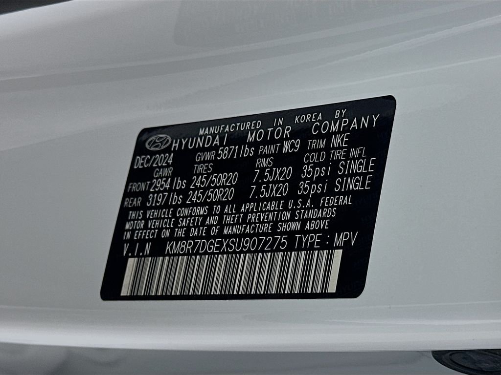 Used 2025 White Hyundai Calligraphy Night Edition image 33