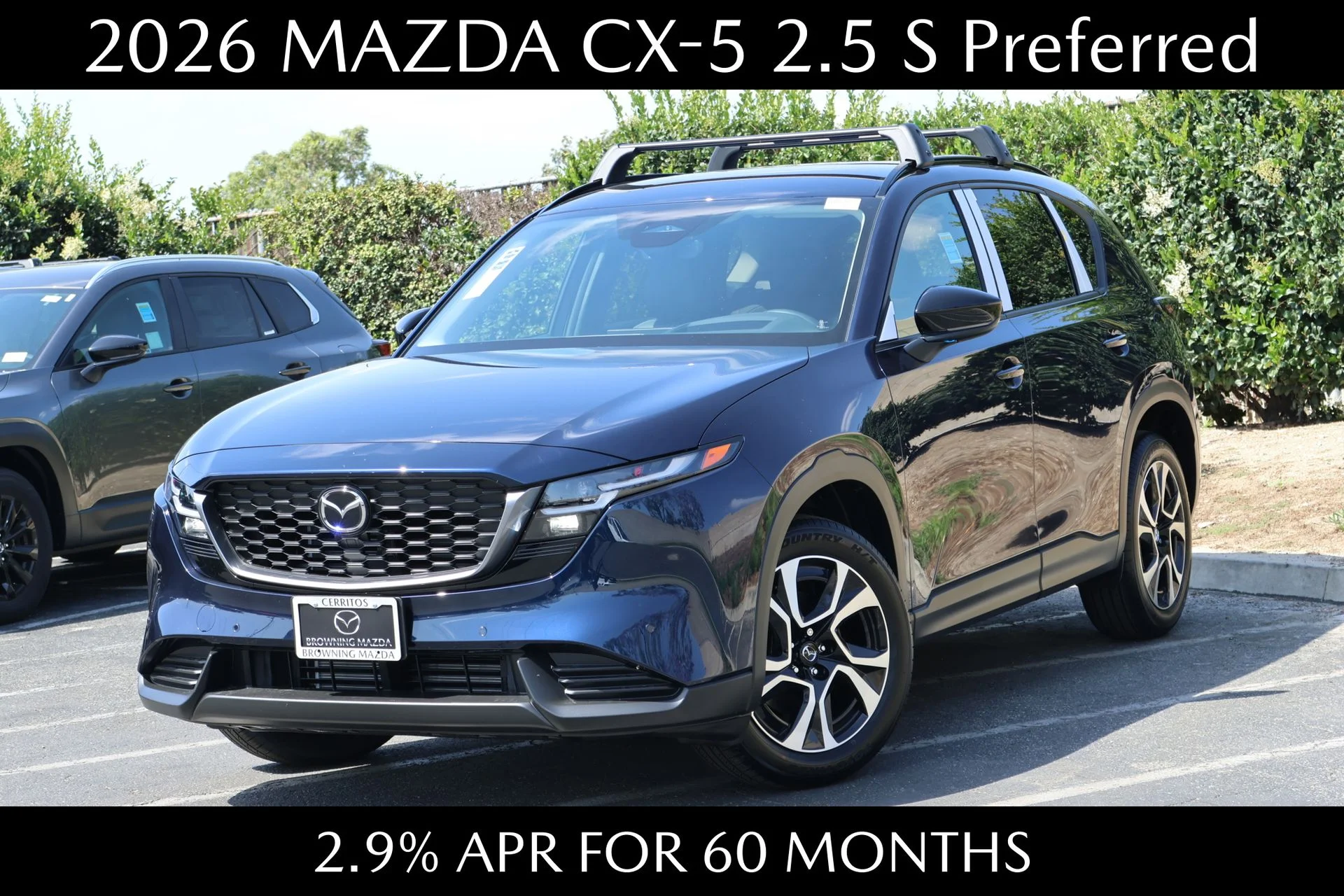 New 2026 Navy Blue Mica Mazda 2.5 S Preferred AWD image 1