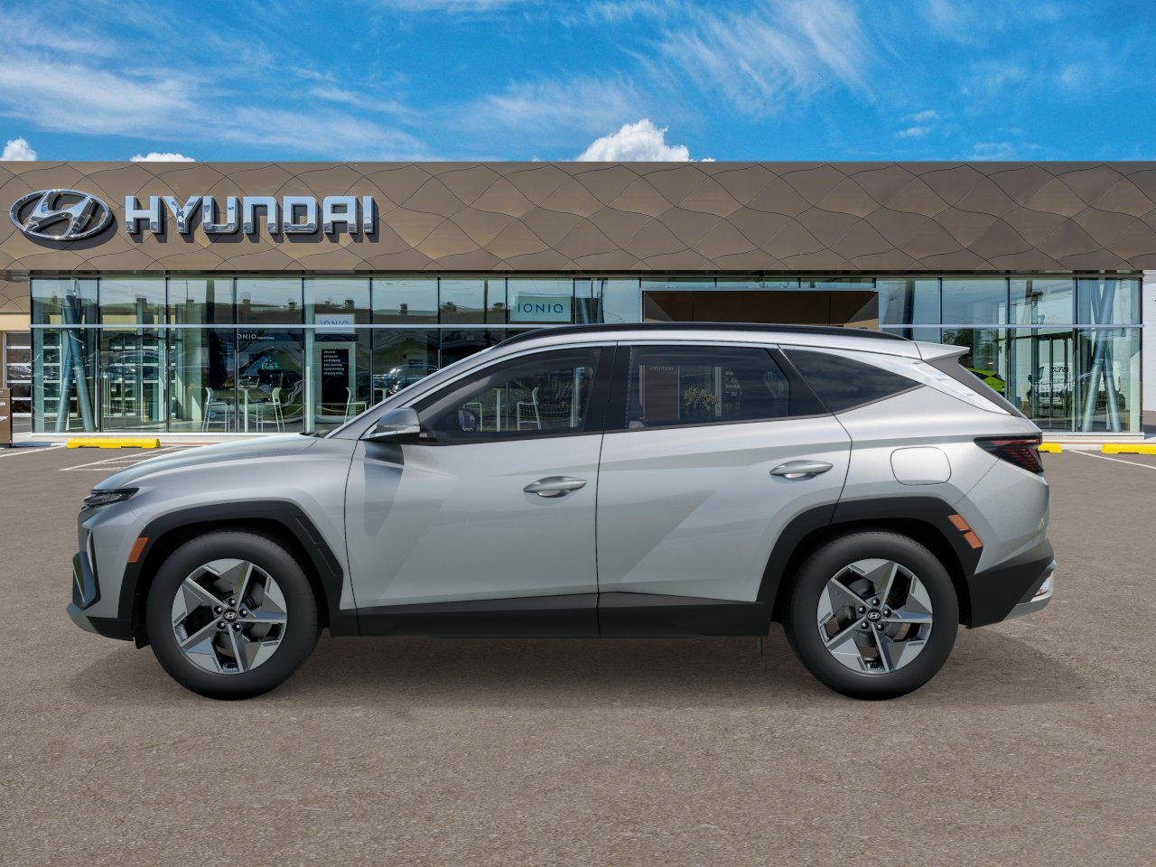 New 2026 Shimmering Silver Hyundai SEL Premium FWD image 3