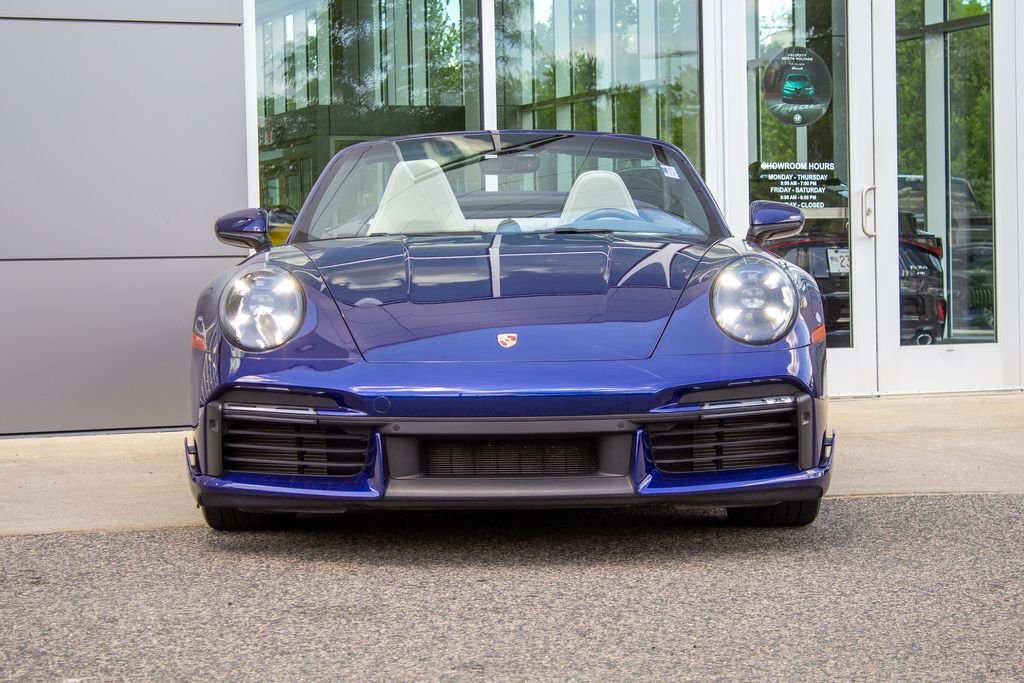Used 2021 Blue Porsche Turbo S image 3