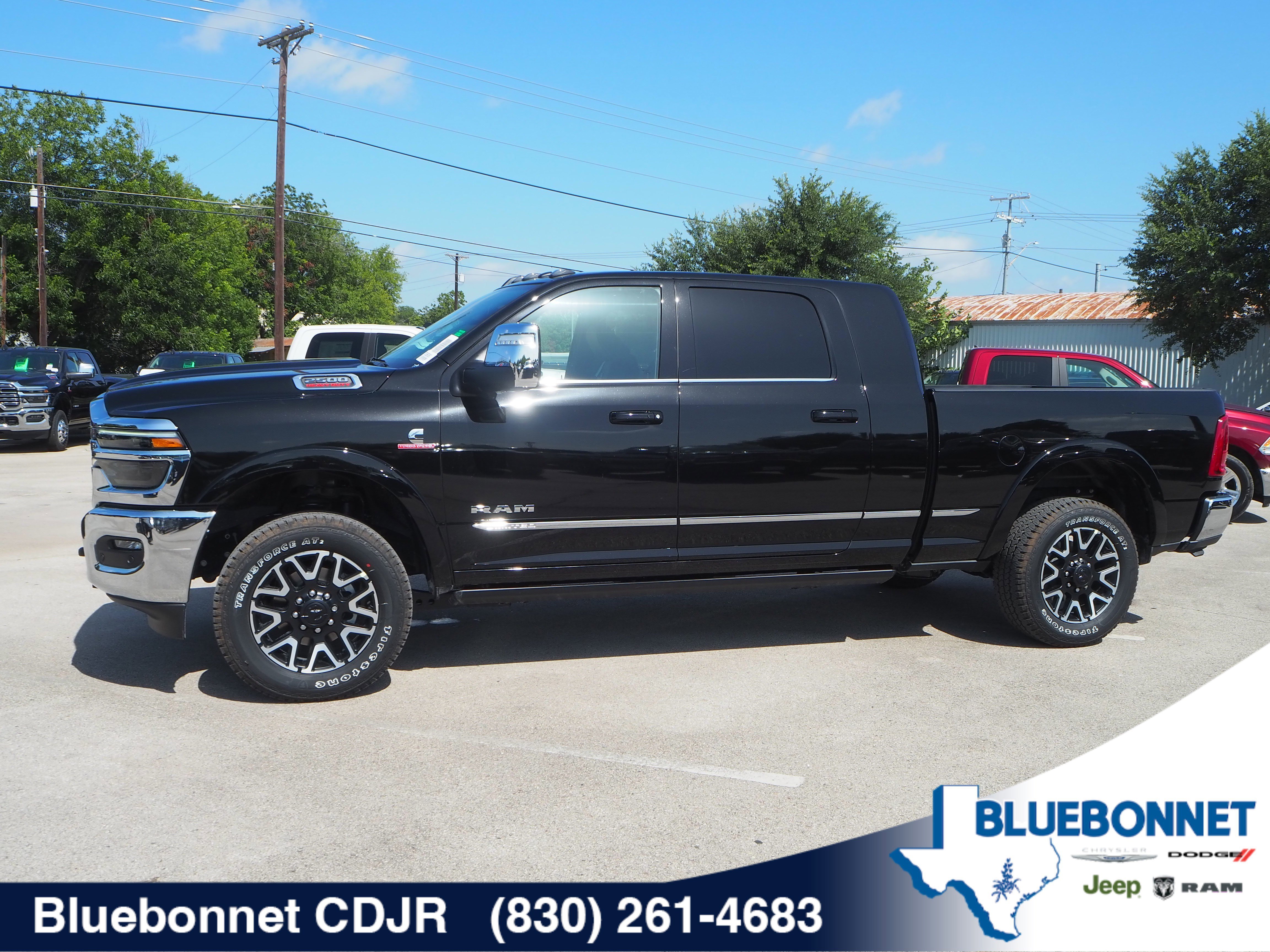 New 2025 Diamond Black Crystal Pearl-Coat Exterior Paint RAM Limited image 1
