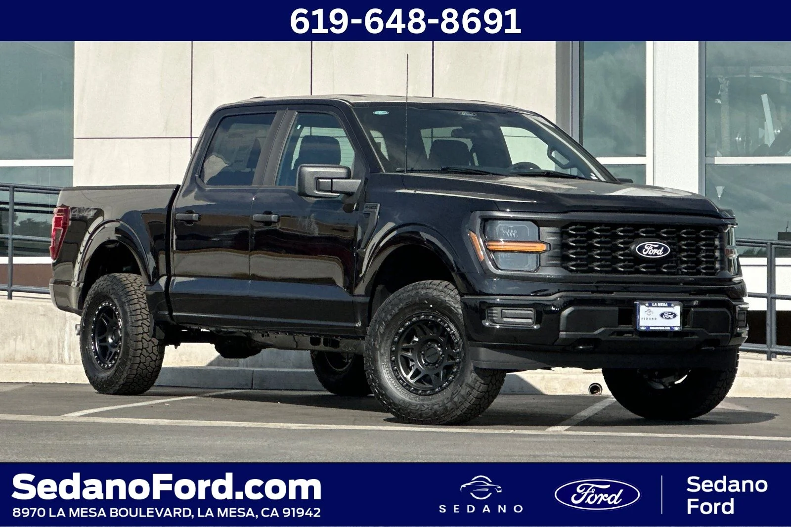 New 2026 Agate Black Metallic Ford STX® image 1