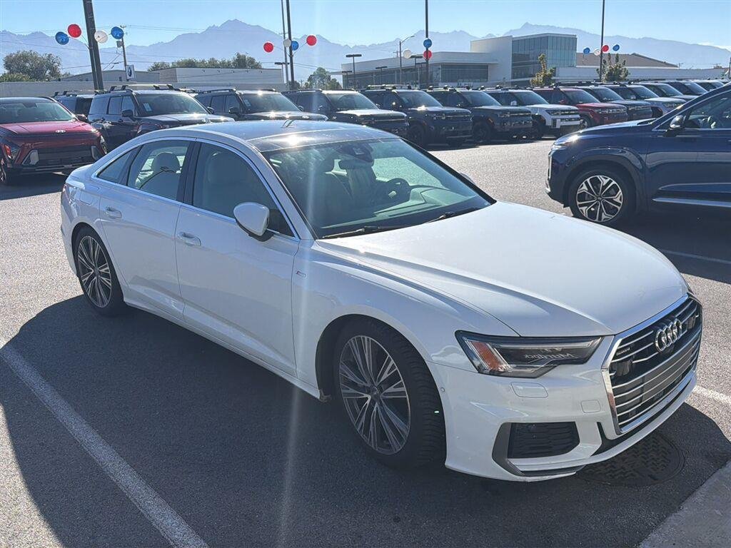 Used 2019 Glacier White Metallic Audi Premium Plus image 1