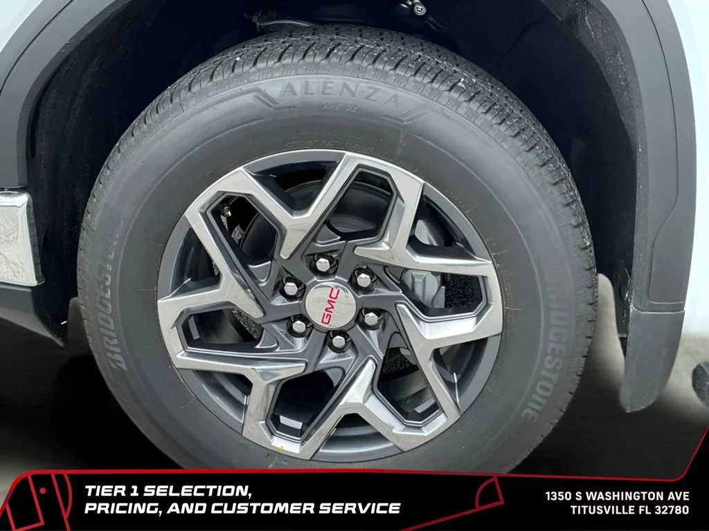 New 2026 Glacier White Tricoat GMC SLT image 45