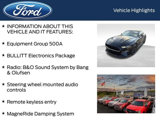 Used 2019 Black Ford Bullitt image 5