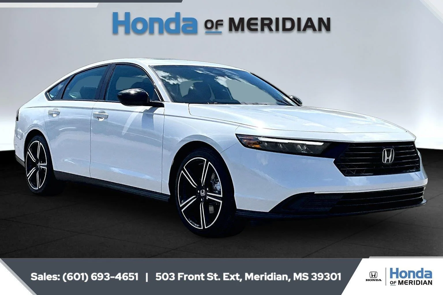 New 2026 Platinum White Pearl Honda Sport Hybrid image 1