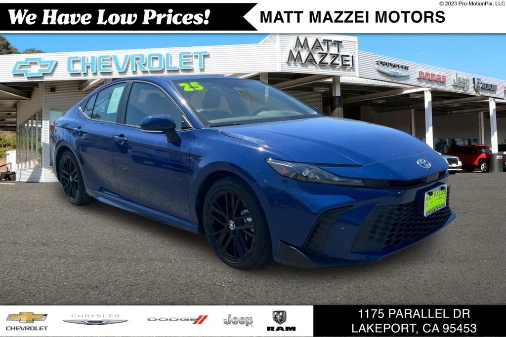 Used 2025 Blue Toyota SE image 1