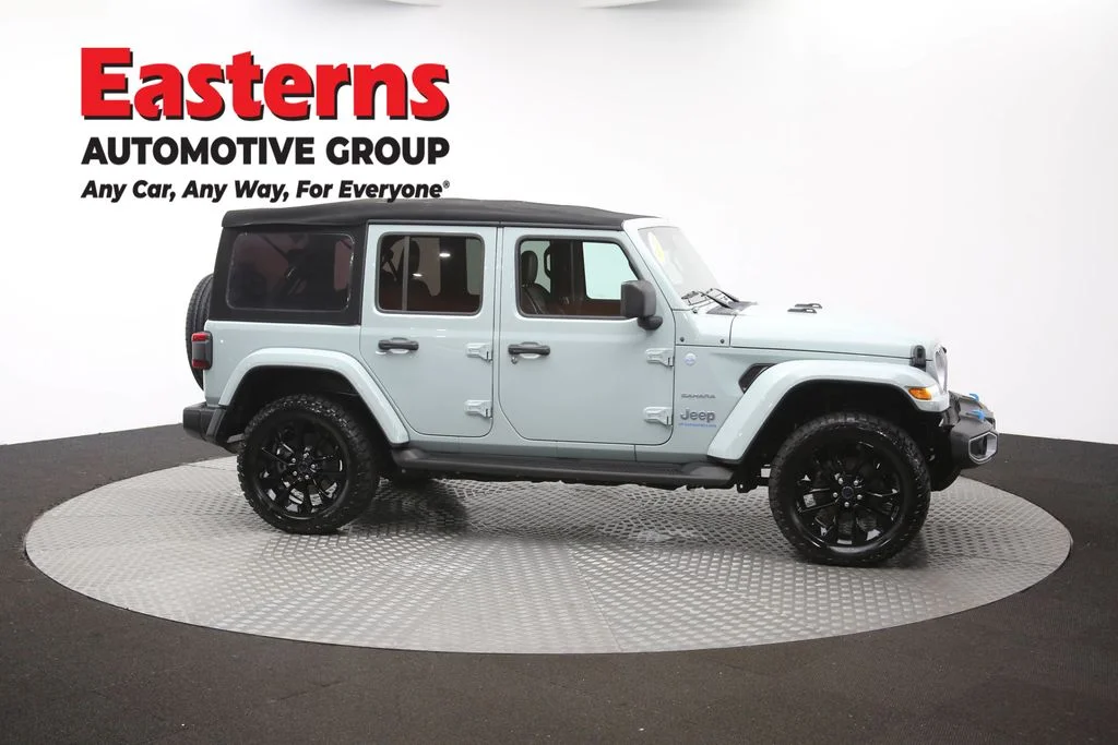 Used 2024 Gray Jeep Sahara 4xe image 46