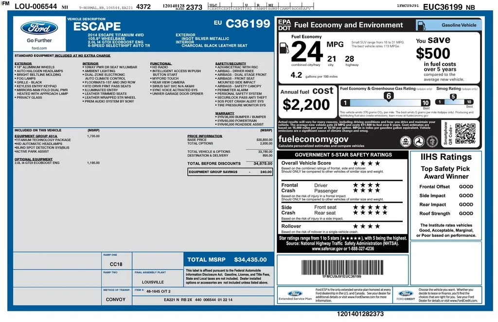 Used 2014 Silver Ford Titanium image 9