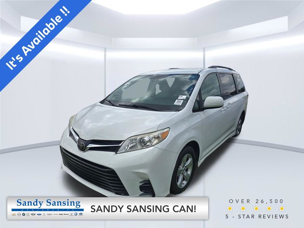 Used 2018 White Toyota LE image 1