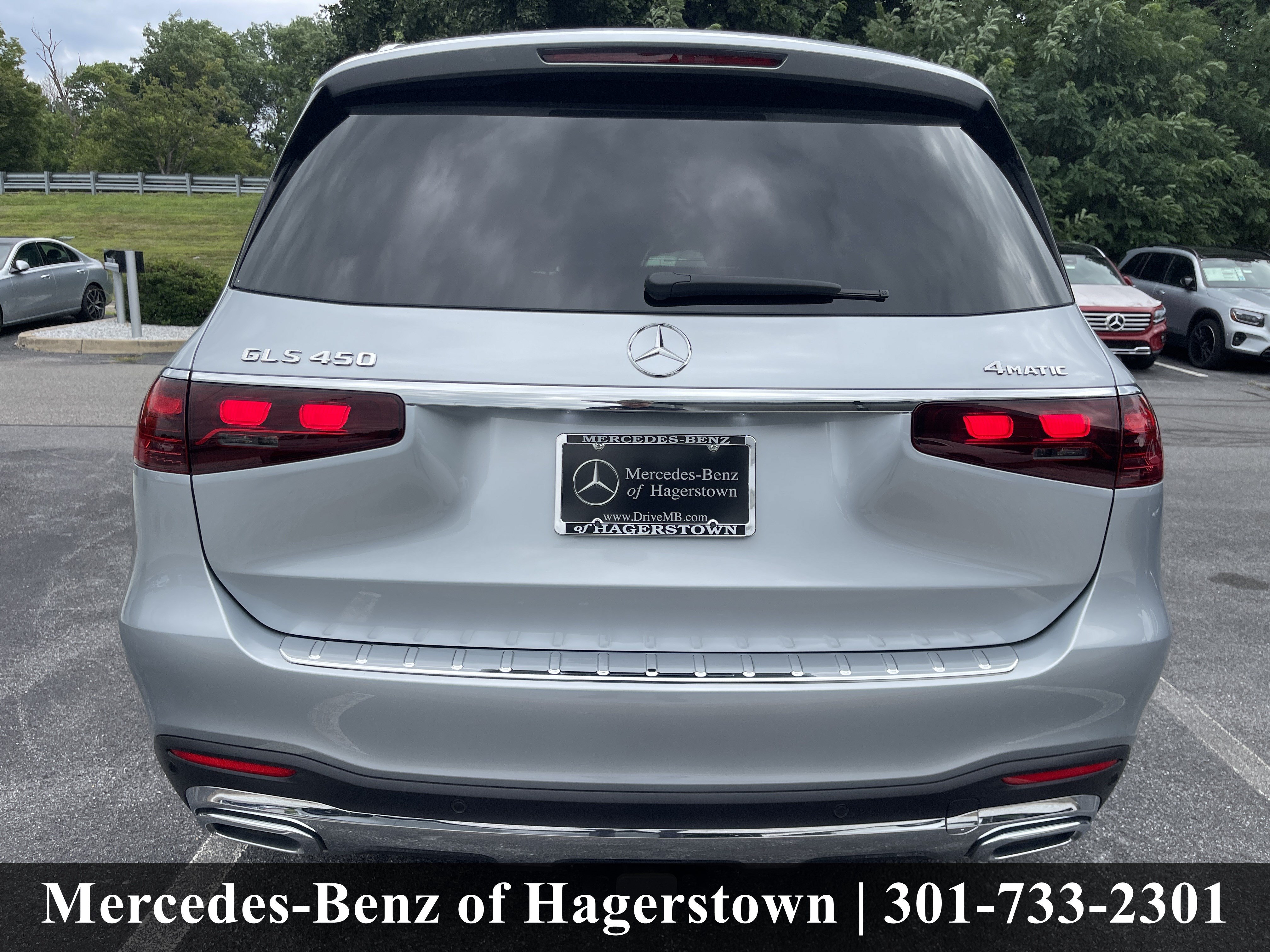 Certified Used 2025 Cirrus Silver Metallic Mercedes-Benz GLS 450 4MATIC® SUV image 41
