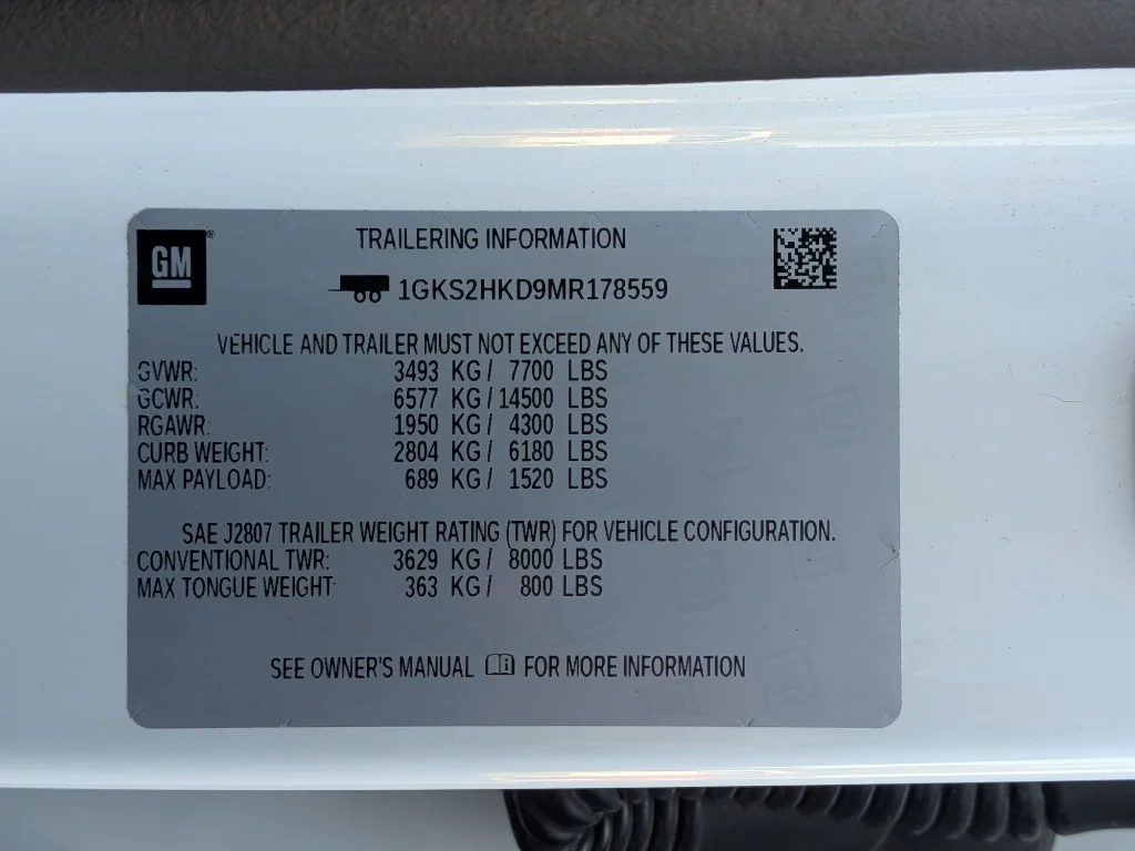 Used 2021 Summit White GMC AT4 image 27