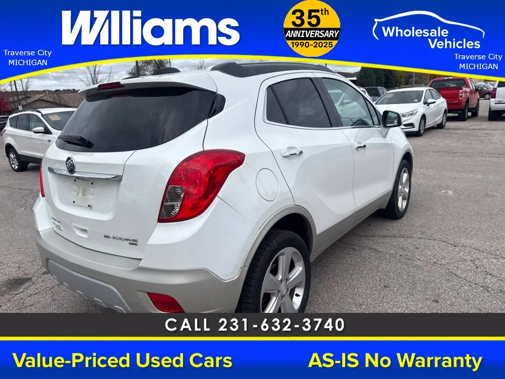 Used 2015 White Pearl Metallic Buick Base image 5