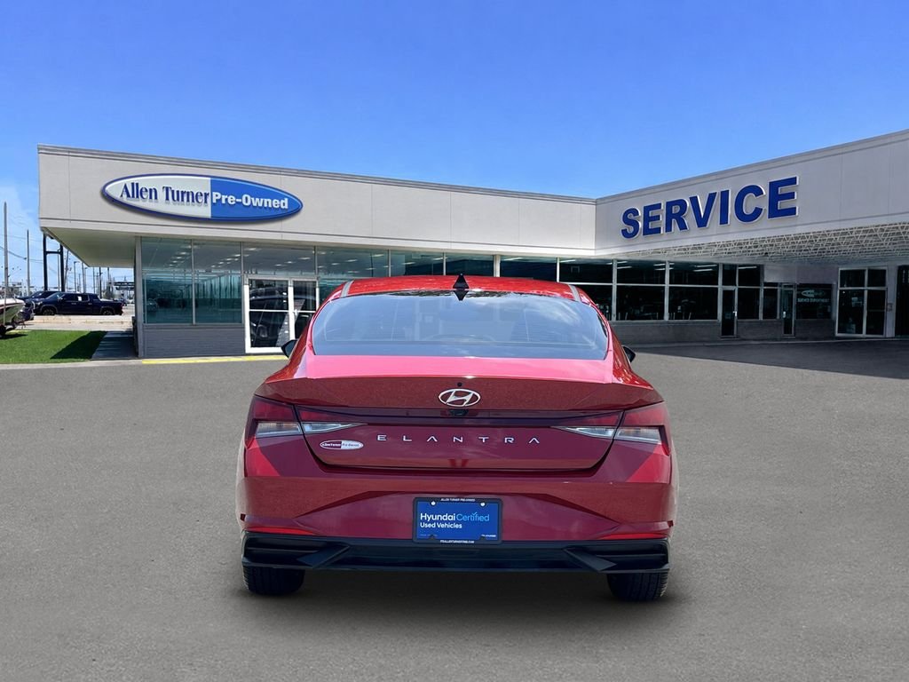 Used 2023 Scarlet Red Pearl Hyundai SEL image 8