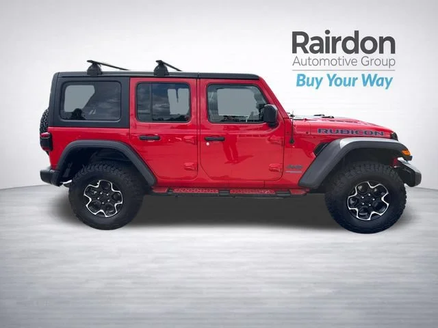Used 2022 Firecracker Red Clearcoat Jeep Unlimited Rubicon 4xe image 8