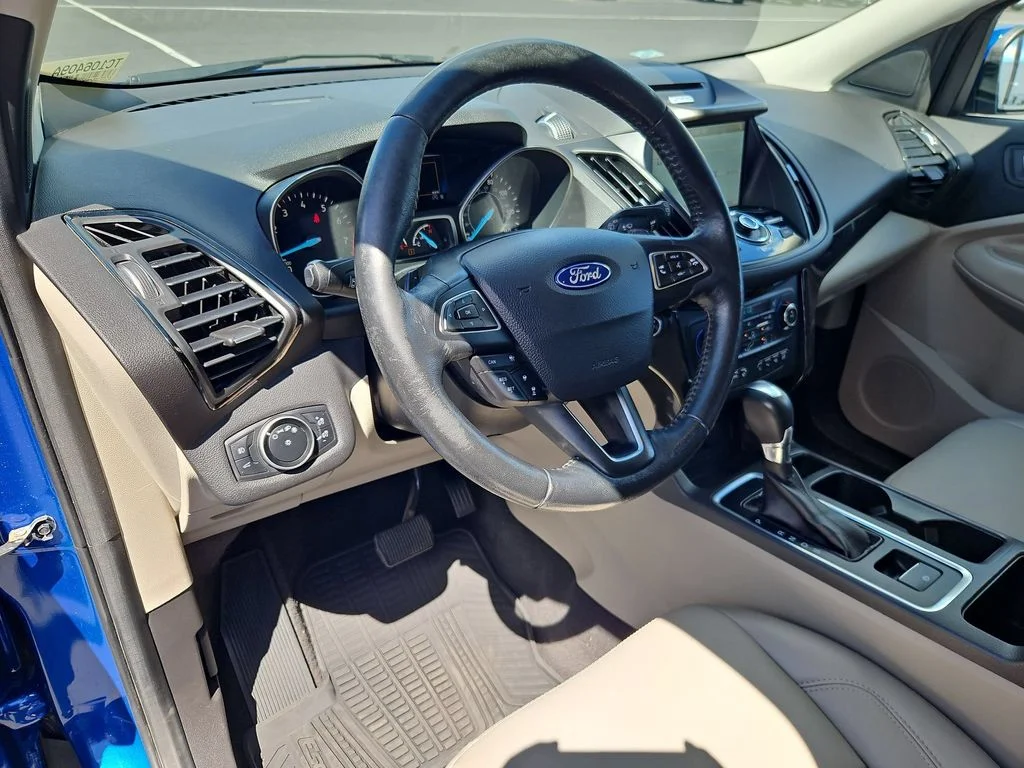 Used 2017 Lightning Blue Metallic Ford Titanium image 13
