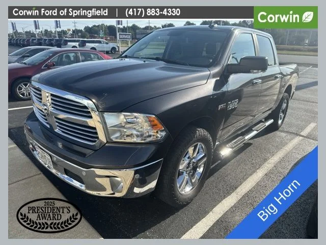 Used 2018 Granite Crystal Clearcoat Metallic Ram Big Horn image 1