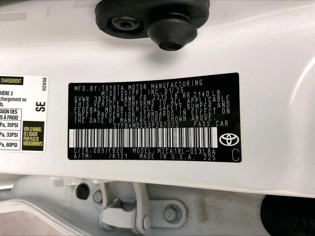 Certified Used 2025 Beige Toyota LE image 39