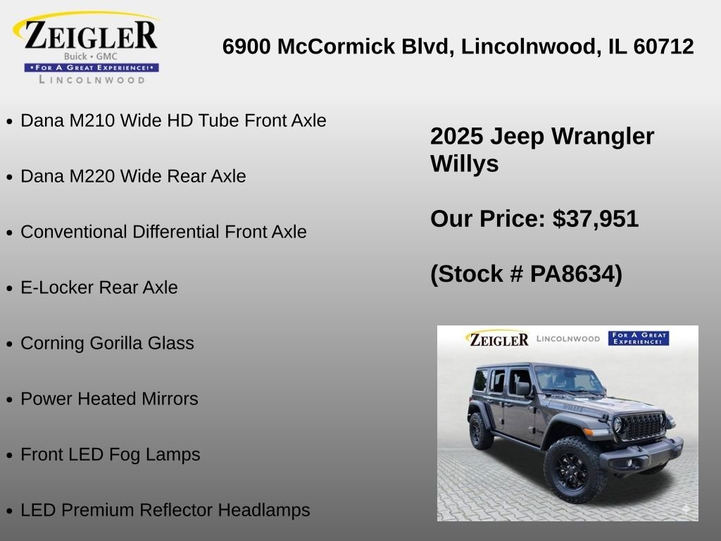 Used 2025 Gray Jeep Willys image 36
