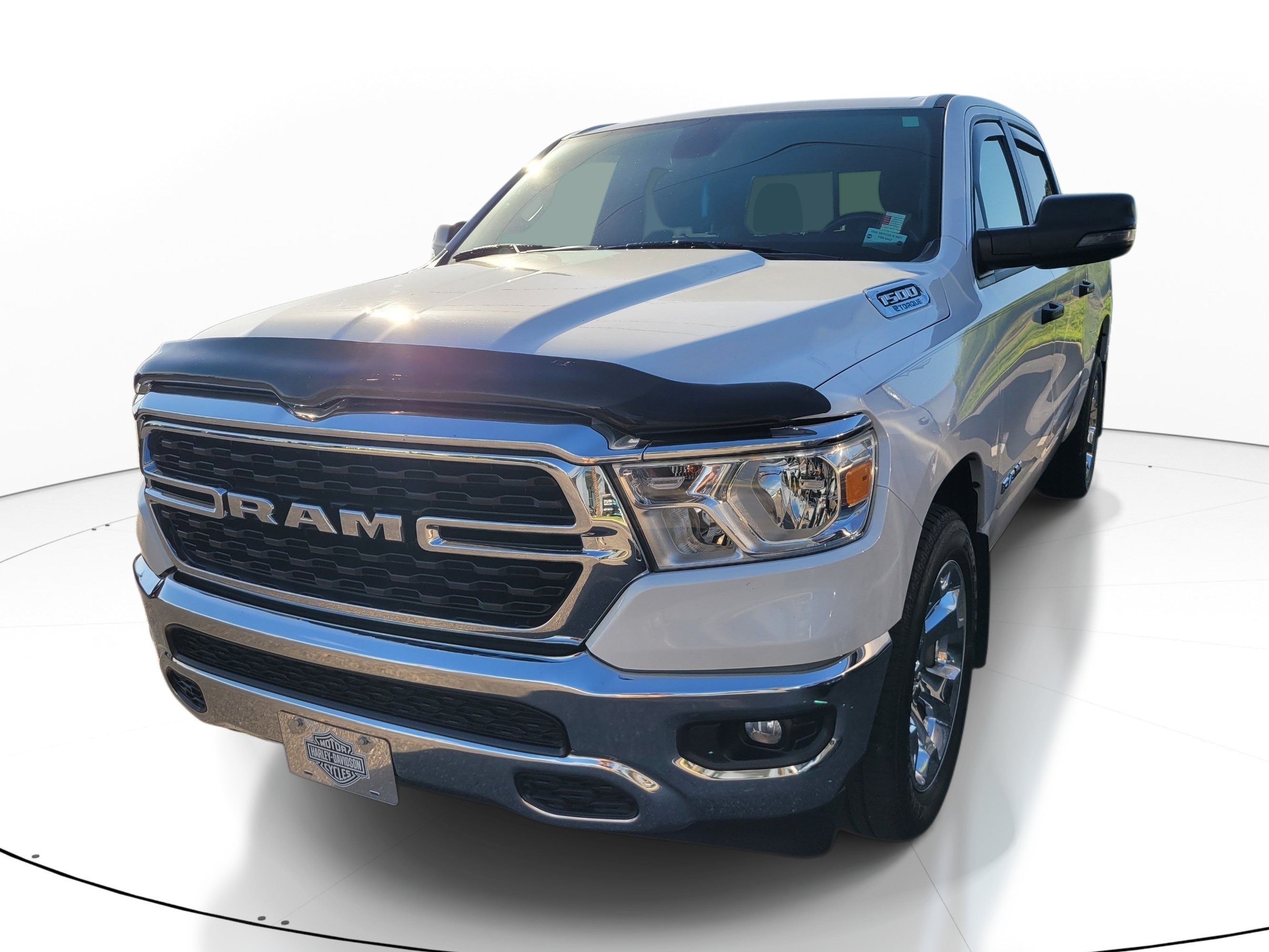 Used 2023 Bright White Clearcoat Ram Big Horn image 3