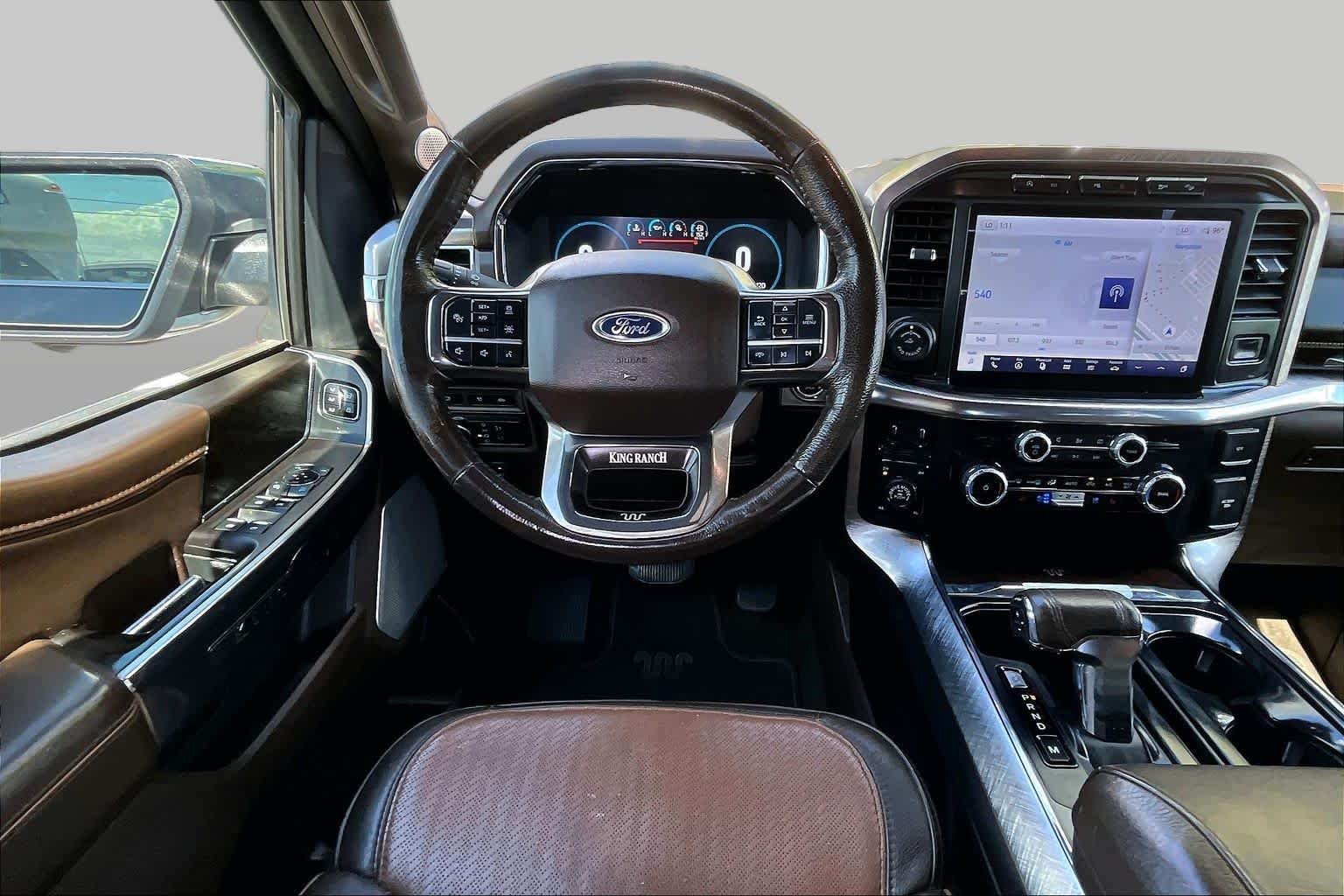 Used 2023 Azure Gray Metallic Tri-Coat/Stone Gray Ford King Ranch image 6