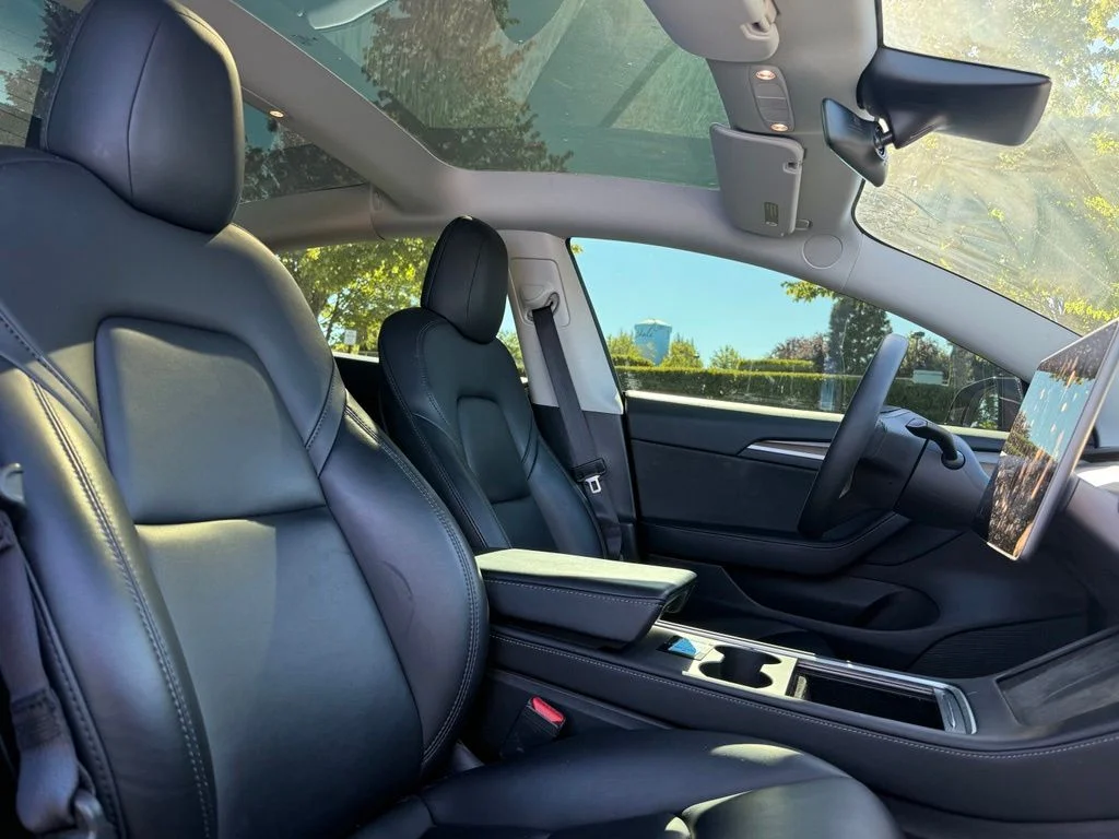 Used 2021 Solid Black Tesla Standard Range Plus image 20